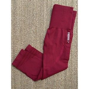 Gymshark Capri Dry Leggings Womens Small Perforated Compression High Waist Pants